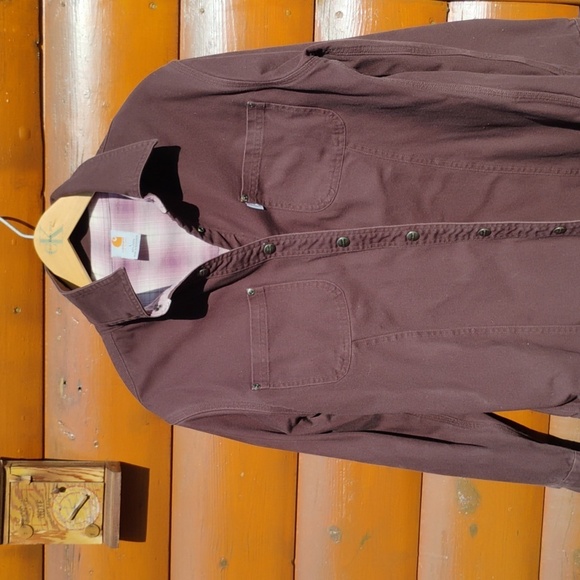 ๐ฆ CARHARTT BROWN CREW Long Sleeve TEE WOMENS LG VNPLC - Picture 6 of 16